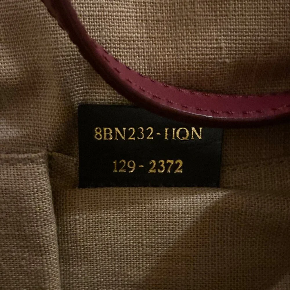Fendi Pequin Multicolor Striped Tobacco Tote